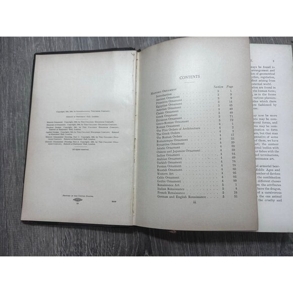 I. C. S. Reference Library Historic Ornamental Drawing Book Hardcover - Picture 9 of 9